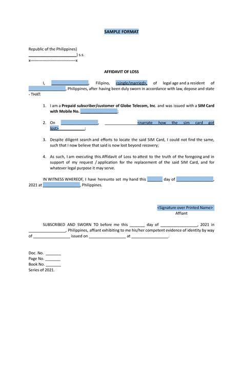 smart sim card lost|affidavit of loss sim card smart.